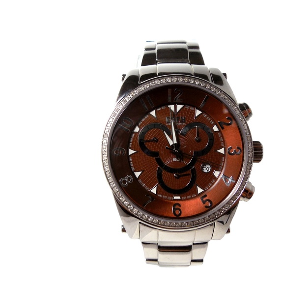 Chrono Diamond 0.64 Tcw. Dial Unisex Watch main image 6